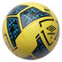 Umbro Neo Swerve Soccer Ball - Yellow/Black/Malibu Blue - Size 5 - Angle