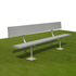 15 inch Spectator Bench With Back, Surface Mount