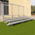 5 Row Fixed Spectator Bleacher w/o Aisle, 10" Plank, 15 Ft (G.GSNB0515)