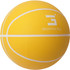 Rubber Basketball - Yellow - Size 5 - Angle View