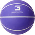 Rubber Basketball - Purple - Size 5 - Front View