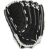 Rawlings Shut Out Series 13" Softball Glove (RHT), BK/ (RSO130BW)