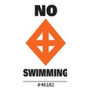 Marker Buoy Label - No Swimming (JW-46182)