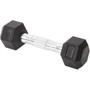 York 5 lb Rubber Hex Dumbbell (Each)