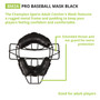 Champion Sports Adult Catchers Mask With Extended Protection