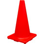 18" Weighted Poly Vinyl Orange Flexible Cone