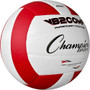 Official Size Composite Volleyball - Red - Angle View