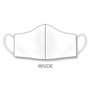 AK Adult Large Reusable Fabric Face Mask - NYR Royal Hockey Stripes