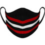 AK Adult Large Reusable Fabric Face Mask - Chicago Black Hockey Stripes (AK-AKFM-1128)