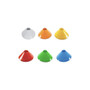 Kwik Goal Small Disc Cone (25/Pack) 2" Tall 7.5" Wide (6A10)