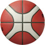 Molten Composite Basketball - Size 7 - (29.5") Official Game Basketball of OFSAA - End View