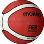 Molten BG2000 FIBA Approved 2-Tone Rubber Basketball - Size 5 - Angle View