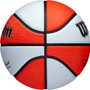 Wilson WNBA Authentic Outdoor Composite Rubber Basketball End View- Size 6 (28.5")