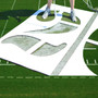 Fisher Football Pro Style Field Stencil - Directional Arrow Only