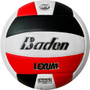 Baden Lexum Composite Volleyball Red-White-Black - Back View