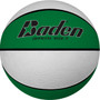 BADEN Two-Tone RUBBER Basketball GREEN - Size 6 (28.5") (BR6-703)