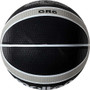 Molten BGRX Premium Rubber Basketball - Black/Silver - Size 6 - Top View