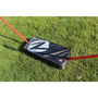 ZUME GAMES 4 Player Outdoor Backyard Portable Badminton Set with Case Black / Red (ESCLOD0006W)