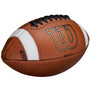 Wilson GST Junior Leather Game Football - Angle View