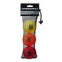 Winnwell Street Hockey Medium Orange Ball - 3-pack (w/Mesh Bag) -  Size 65MM 50G (SHB6550M-OR-3PK)