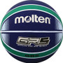 Molten Rubber 12-Panel Basketball - Junior - Blue/Green - Size 5