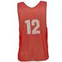Numbered Practice Vest Youth RED (PSYNRD)