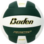 Baden Perfection Leather Volleyball - Forest Green/White
