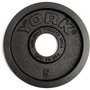 York 2″ Legacy Cast Iron Precision Milled Olympic Plate - 5 lbs
