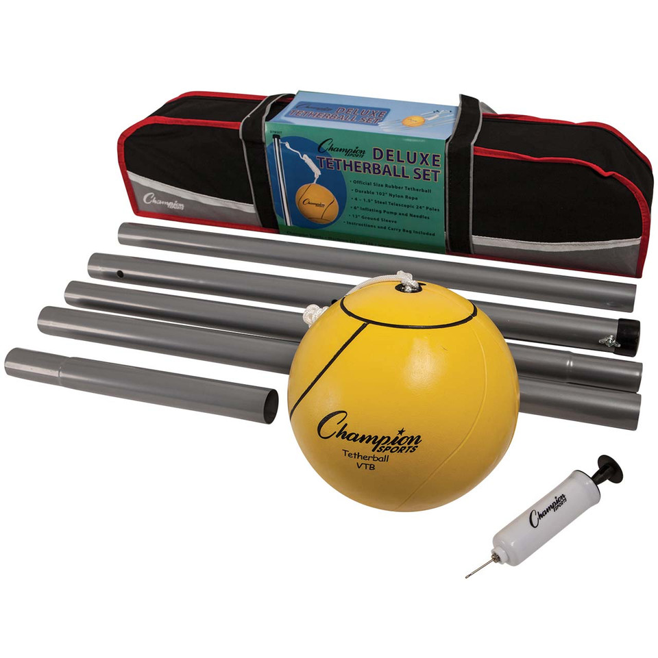 Tournament Series Tetherball Set - Adjustable & Durable