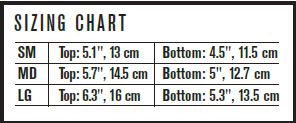 Volleyball Knee Pad Size Chart