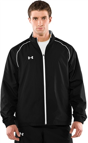 Under Armour Advance Woven Warm Up Track Training Jacket Men's L Grey 1222183 