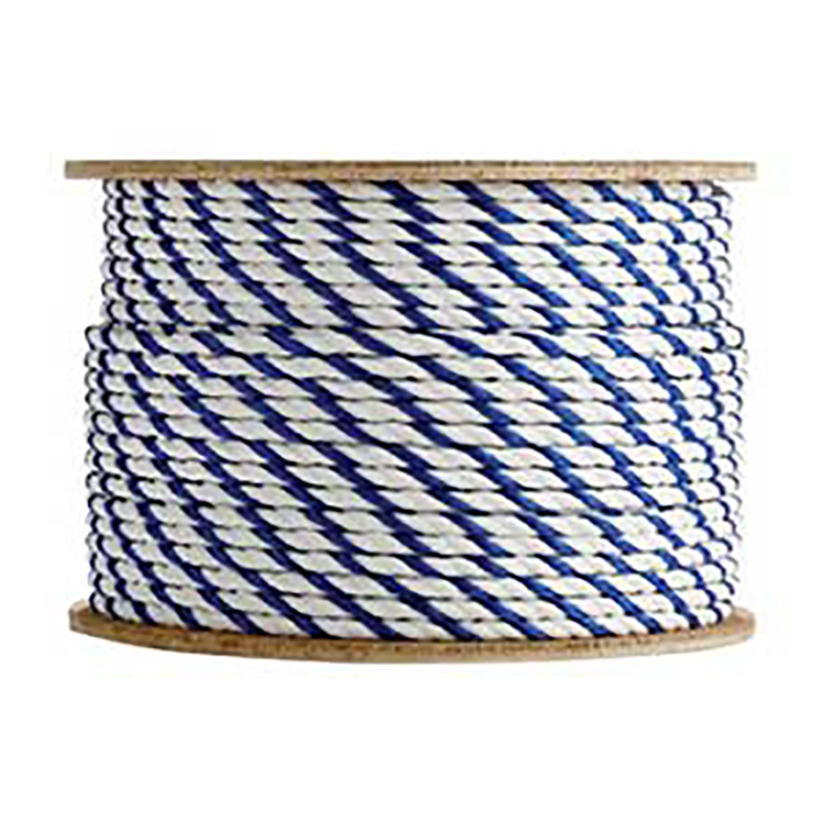 Durable Blue & White Aquatic Rope - 3/4