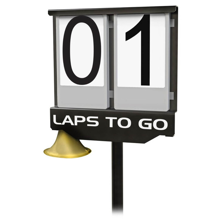 2 Digit Lap Counter with Bell - High Visibility & Durable