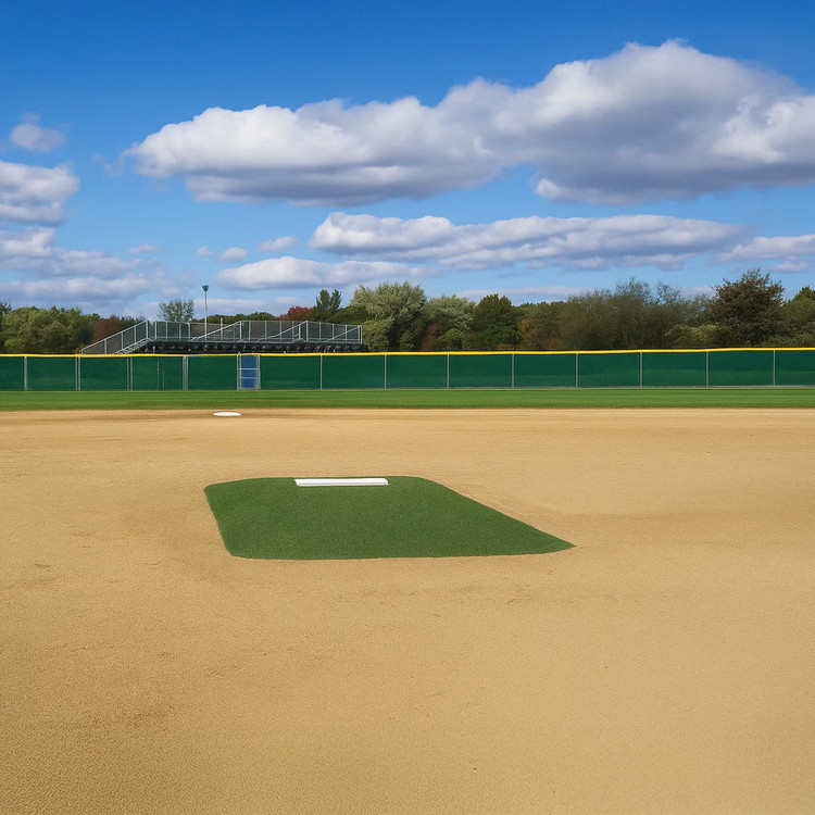 Pitching Turf Portable Major League Pitching Mound – Green Turf