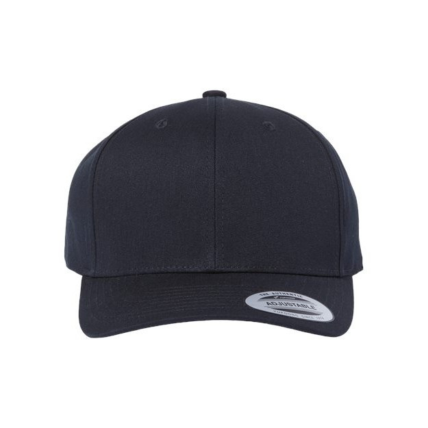 CVC Snapback Cap - Structured 60/40 Cotton/Poly Mid-Profile
