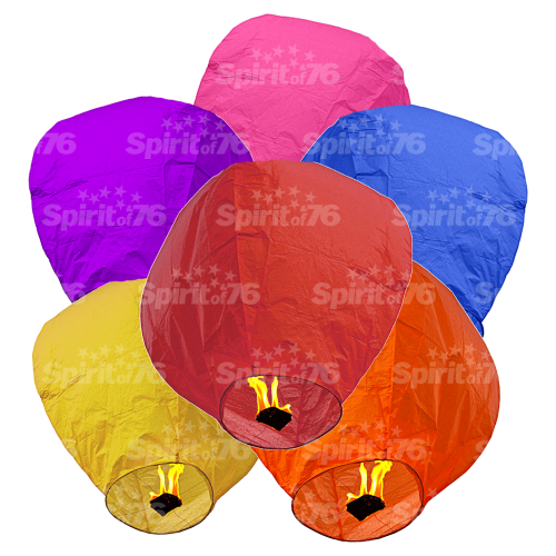 Sky Lantern Assorted (6 Colors)