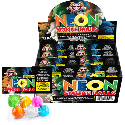 Neon Smoke Balls Clay (20/12/6)