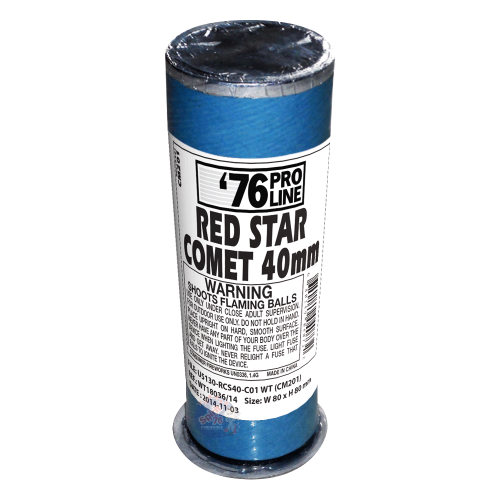 40mm Red Star Comet
