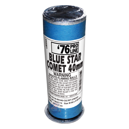 40mm Blue Star Comet