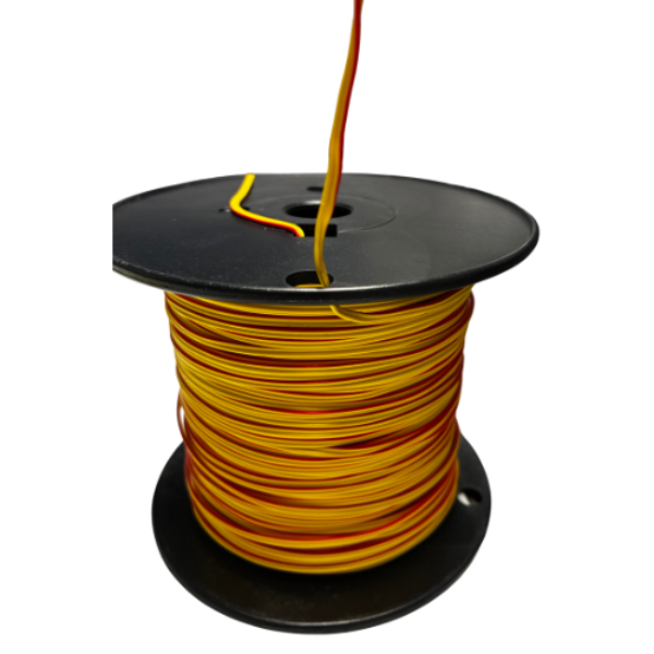 22 Gauge Shooters Wire (500ft Yellow/Red)