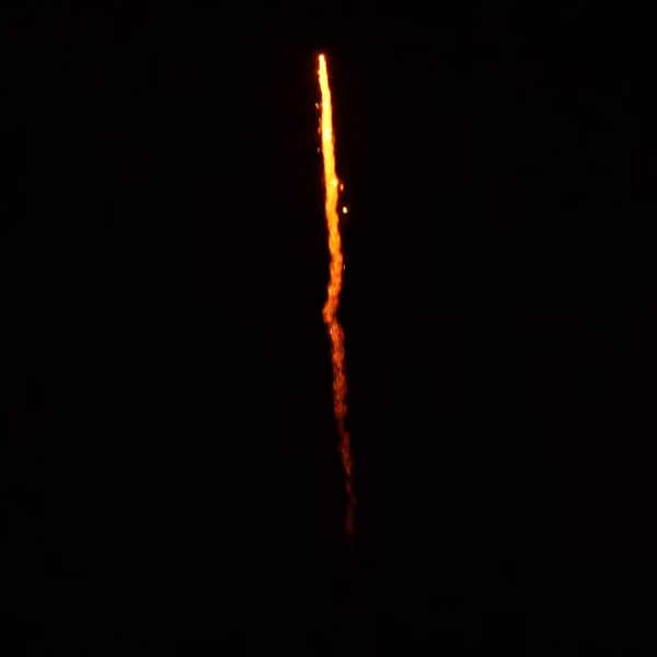 40mm Gold Glitter Comet