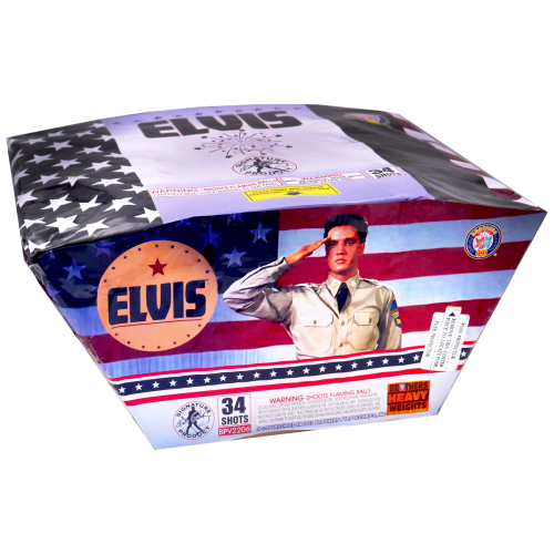 Elvis Red White and Blue