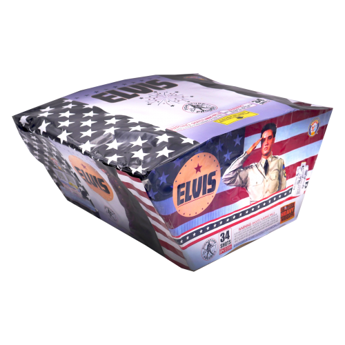 Elvis Red White and Blue