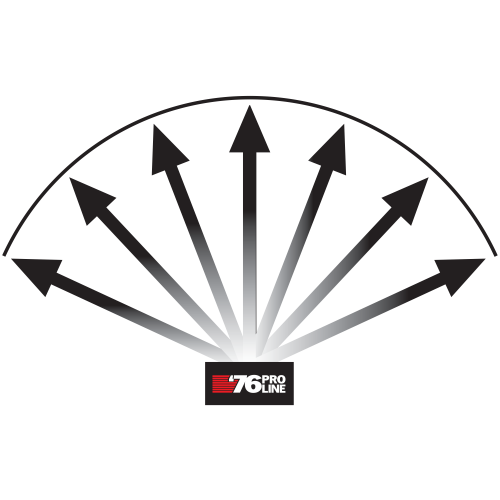 7s FanSlice Pink w/ Gold & Silver Glitter - 3 Layer Mine (30mm)