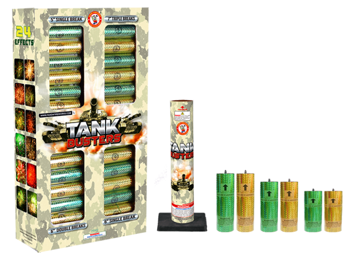 Tank Busters 5-7 Inch Shells