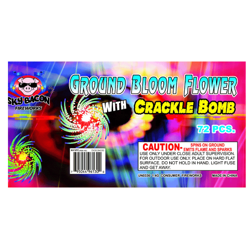 Ground Bloom Flower w/Crackle Bomb