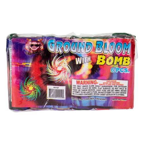 Ground Bloom Flower w/Crackle Bomb