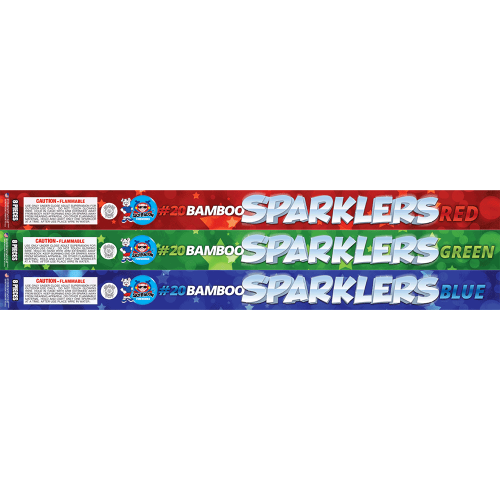 #20 Bamboo Sparklers - Color