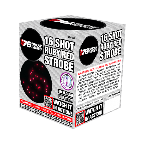 16s Ruby Red Strobe (30sec)