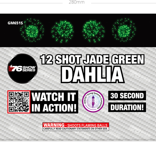 12s R/B/G/Y Dahlia Asst (30 sec)